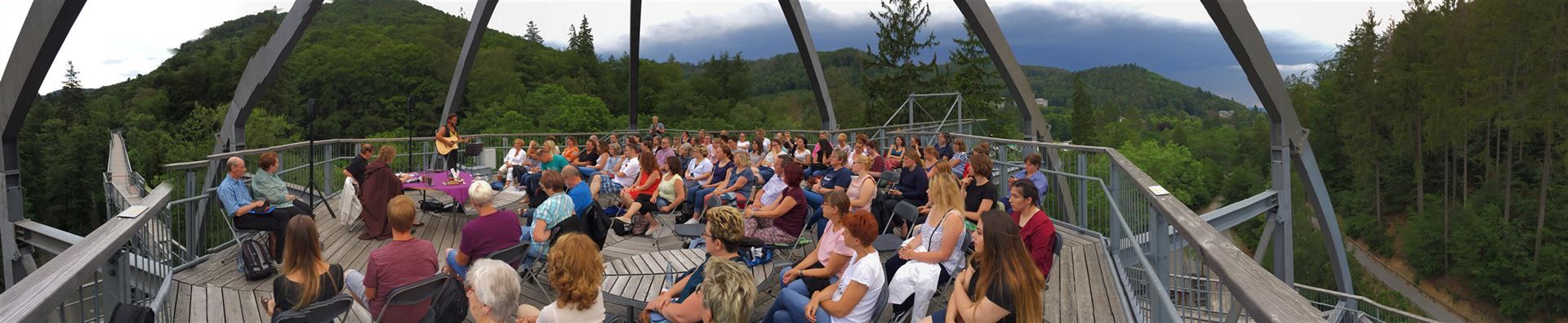 Lesung auf dem Baumwipfelpfad Bad Harzburg | Foto: © Sascha Exner | harzkrimis.de