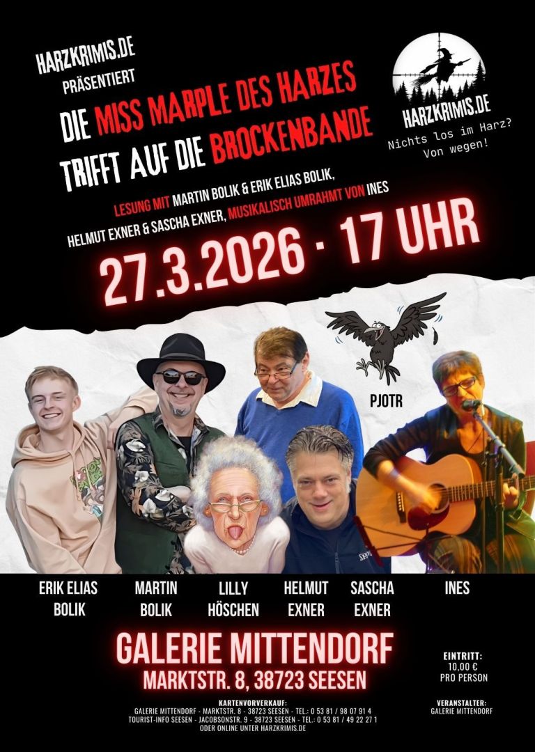 Die Miss Marple des Harzes trifft auf die Brockenbande